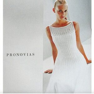 ISO PRONOVIAS MÚSICA WEDDING DRESS SZ 12